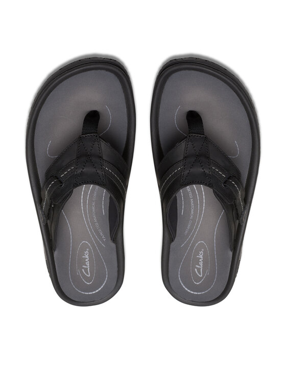 Clarks Clarks Žabky Wesley Sun 26176988 Čierna