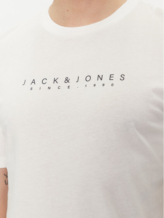 Jack&Jones Jack&Jones T-krekls Setra 12247985 Balts Standard Fit