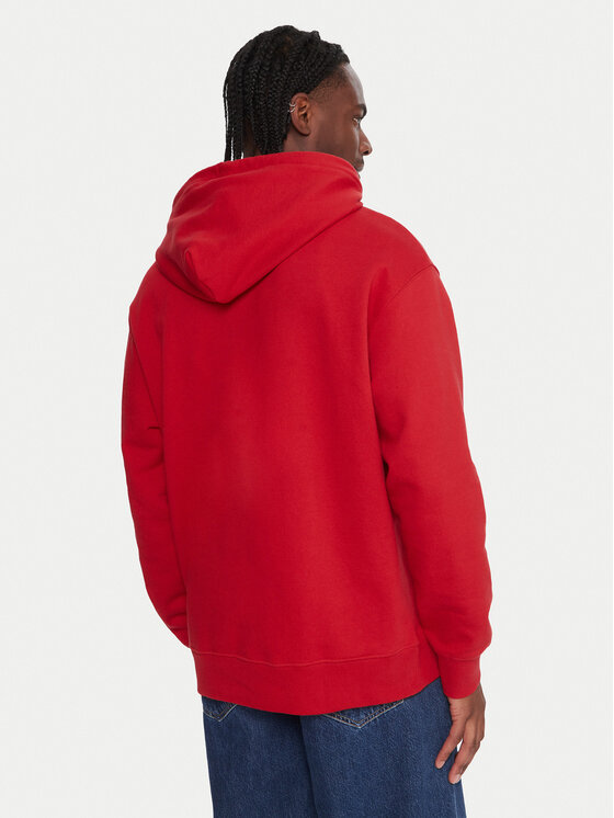 Quiksilver Quiksilver Bluza Dna EQYFT05121 Czerwony Oversize