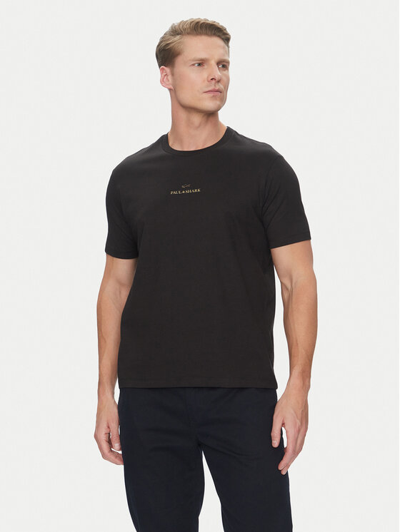 Férfi Póló Paul&Shark, Méret: 3XL, Fekete, C0P1240