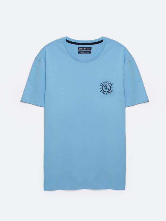 BIG STAR BIG STAR T-Shirt REAGER_401_150 Niebieski Oversize