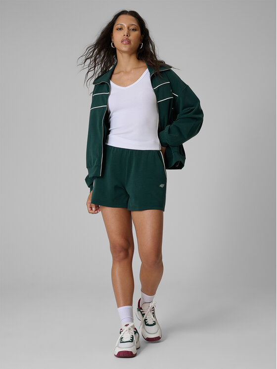 4F 4F Szorty sportowe COURT SOCIETY Zielony ciemny Regular Fit