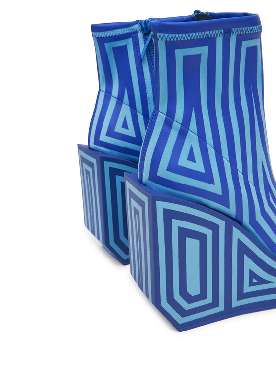 United Nude United Nude Škornji Wa Bootie Hi 1087965682 Modra