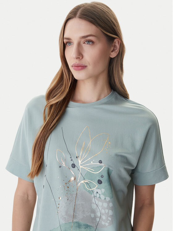 ONLY ONLY Tričko Jany 15356044 Zelená Regular Fit