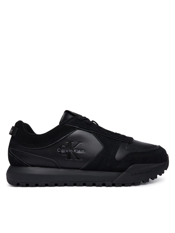 Calvin Klein Calvin Klein Tenisice Toothy Runner Irregular Lines YM0YM01461 Crna