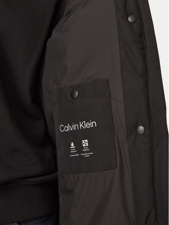 Calvin Klein Jeans Calvin Klein Jeans Kurtka zimowa Matte LV047H505G Czarny Relaxed Fit