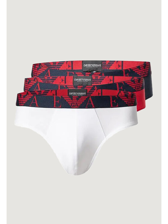Emporio Armani Underwear Emporio Armani Underwear Boxer 3 PACK BRIEF Rosso