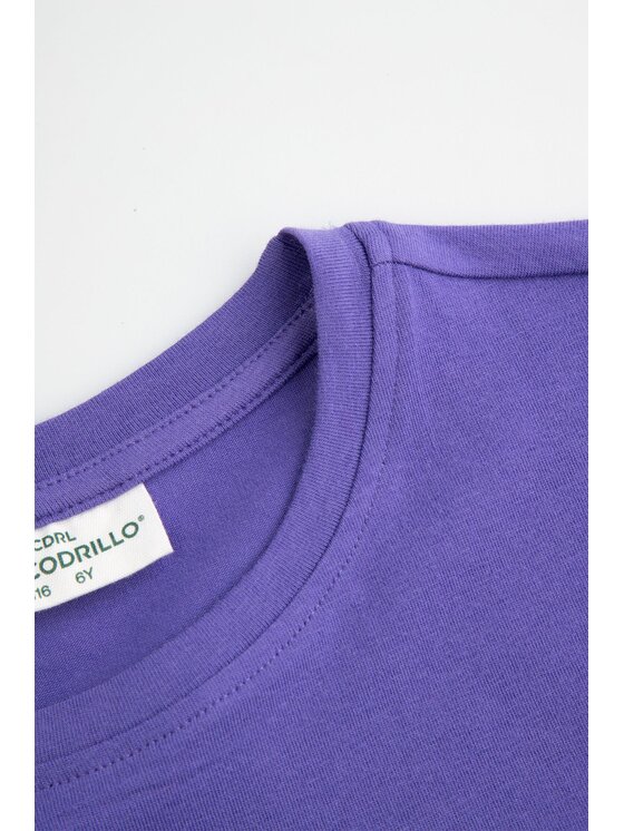 Coccodrillo Coccodrillo T-Shirt ZC5143105RGK-016 Fialová Regular Fit