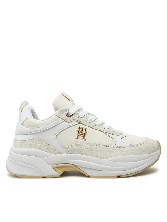 Tommy Hilfiger Tommy Hilfiger Sneakers Th Chunky Feminine Runner FW0FW08616 Écru