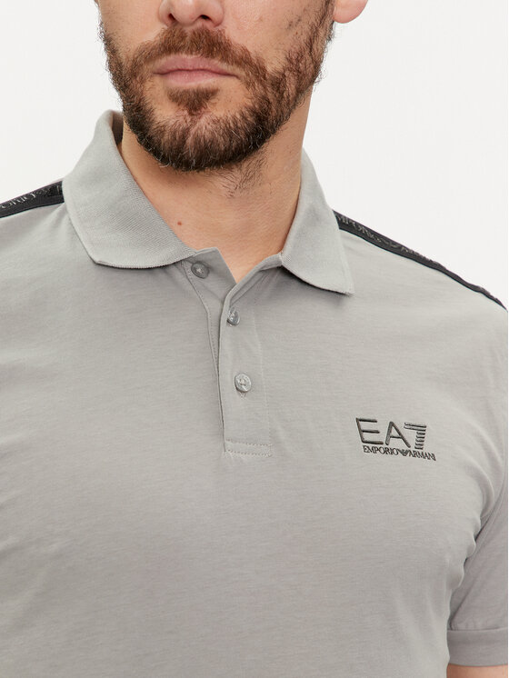 EA7 Emporio Armani EA7 Emporio Armani Polokošile 3DPF23 PJ02Z 0923 Šedá Regular Fit