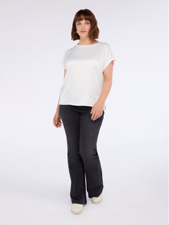 Fiorella Rubino Fiorella Rubino T-shirt G613L008555N011 Bianco Regular Fit