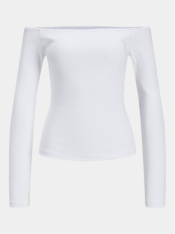 JJXX JJXX Bluzka Feo 12234919 Biały Stretch Fit