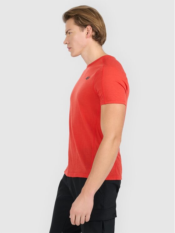 4F 4F Πουκάμισο 4FWAW25TFTSM1526-62S Κόκκινο Regular Fit