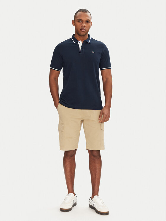 Tommy Jeans Tommy Jeans Polokošeľa DM0DM20745 Tmavomodrá Regular Fit