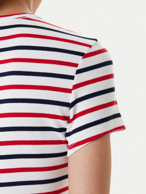 Tommy Jeans Tommy Jeans Tričko Essential DW0DW17383 Farebná Slim Fit