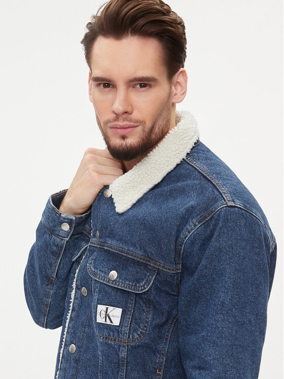 Calvin Klein Jeans Calvin Klein Jeans Džínsová bunda 90's J30J323905 Modrá Regular Fit