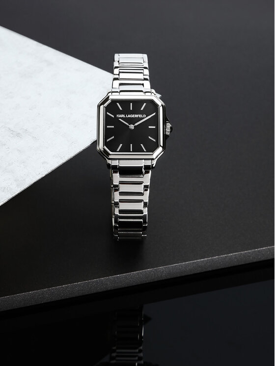 KARL LAGERFELD KARL LAGERFELD Zegarek R0553102507 Srebrny