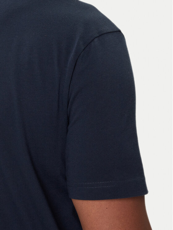 BOSS BOSS T-krekls Te_Wheel 50546381 Tumši zils Regular Fit