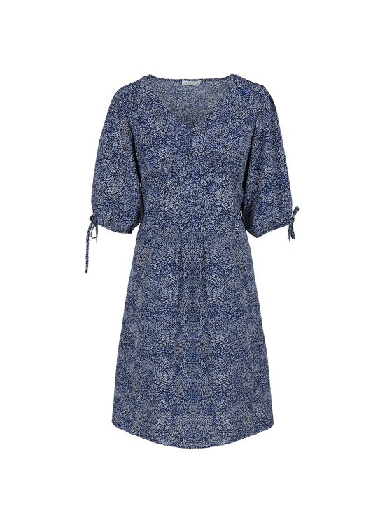 Perso Perso Každodenní šaty lekka z bufiastymi rękawami Tmavomodrá Regular Fit