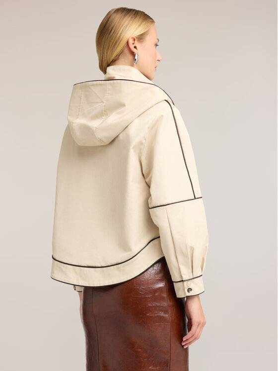 Motivi Motivi Cappotto invernale R024W000196N0R2 Crema Over Fit