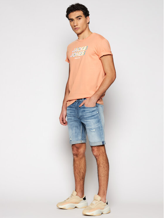 T-shirt Strong 12189389 Arancione Regular Fit