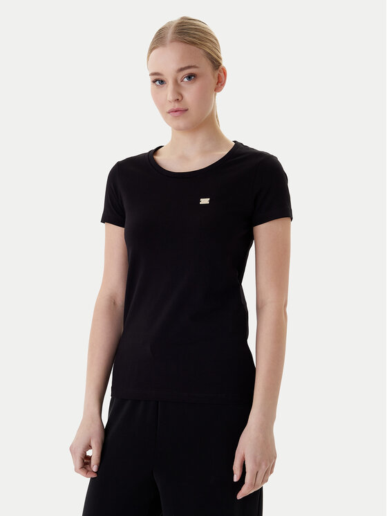 EA7 Emporio Armani Tricou 7W001045 AF10373 UC001 Negru Slim Fit