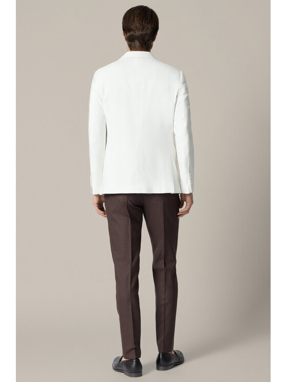 Lancerto Lancerto Marynarka Bobbio MA131126000005 Biały Slim Fit