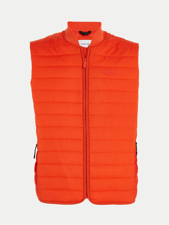 Calvin Klein Calvin Klein Kamizelka K10K111462 Pomarańczowy Regular Fit