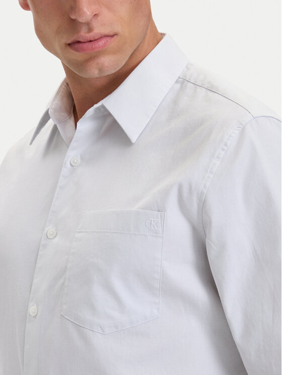 Calvin Klein Calvin Klein Риза Eoe Oxford LV04LH111G Бял Regular Fit
