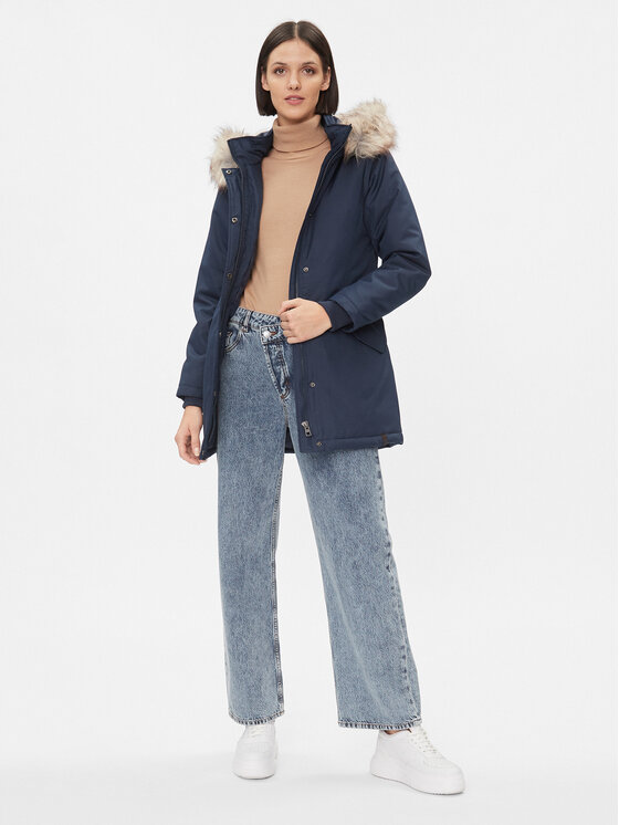 ONLY ONLY Parka 15300633 Dunkelblau Regular Fit