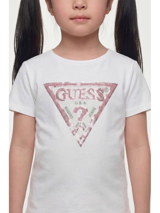 Guess Kids Guess Kids Tank top 180682 Biały Classic Fit