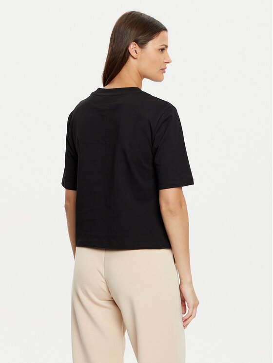 Guess Guess Tričko V5RI09 I3Z14 Čierna Relaxed Fit
