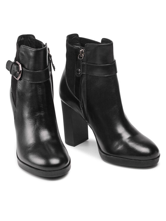 Geox Geox Botki D Annya Pl.90 B D16PXB 085JZ C9999 Czarny