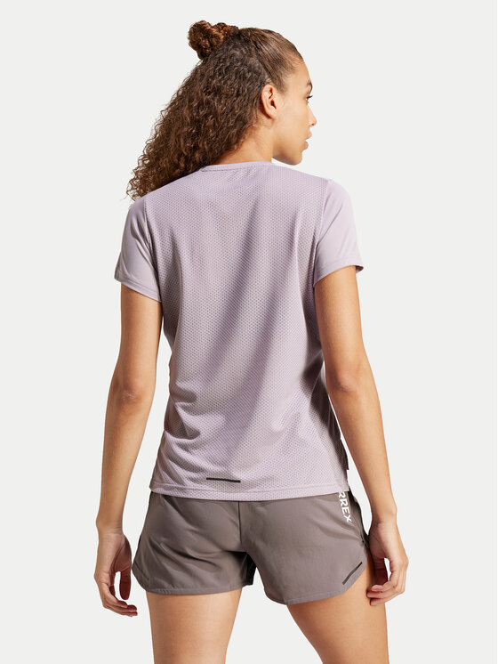 adidas adidas Тениска от техническо трико Terrex Agravic Trail IP4821 Виолетов Regular Fit