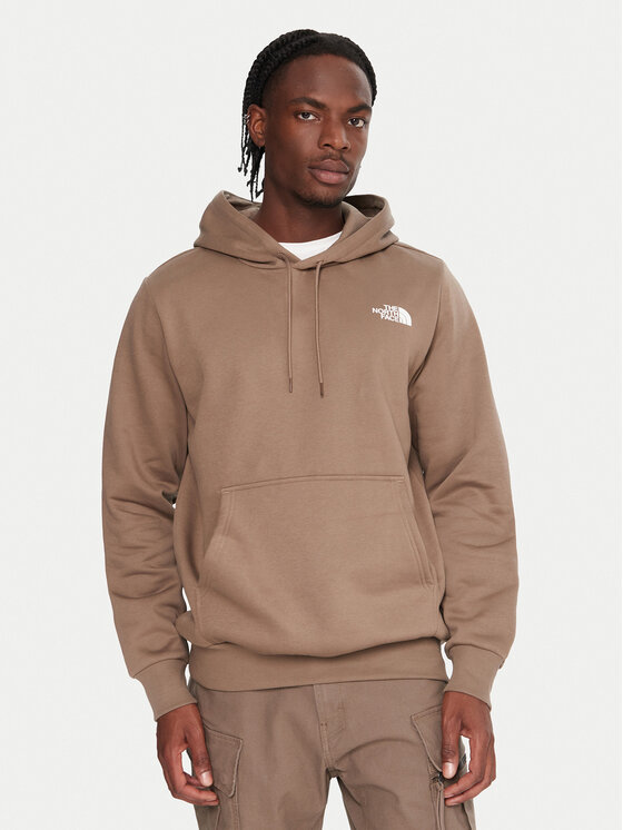 The North Face The North Face Majica dugih rukava Simple Dome NF0A89FC Smeđa Regular Fit