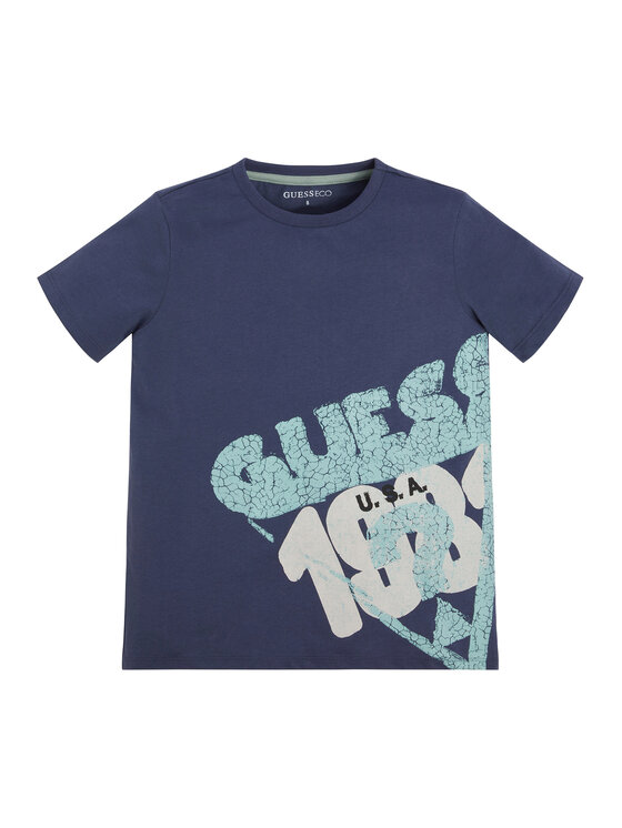 Guess T-shirt L3GI20 K8HM3 Ljubičasta Regular Fit