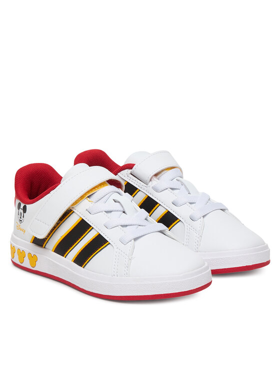 adidas adidas Sneakersy Grand Court Mickey El K JQ8067 Biały