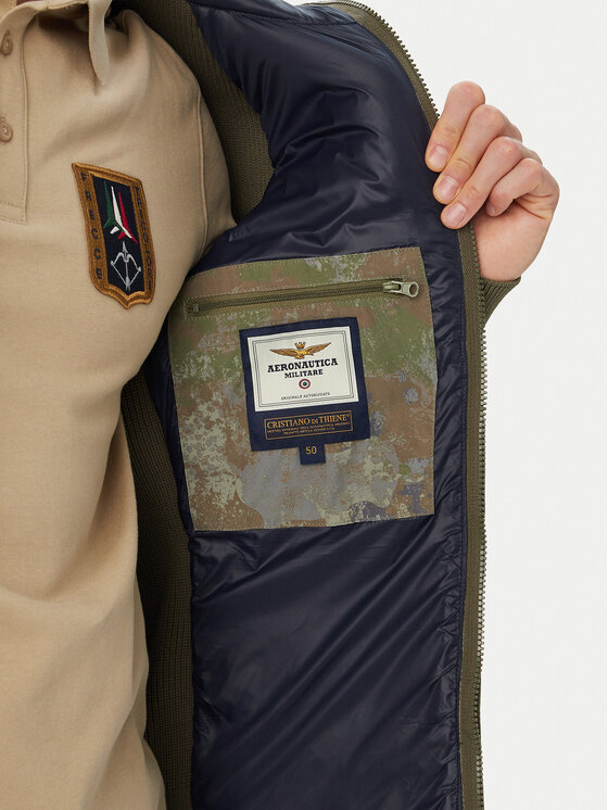 Aeronautica Militare Aeronautica Militare Demisezoninė striukė 262AM1389UCL00006 Chaki Regular Fit