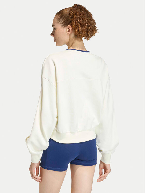 adidas adidas Mikina Stadium JZ1074 Bílá Loose Fit