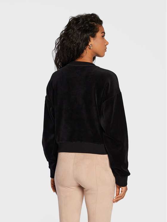 Felpa Logo W2BQ21 KBBN0 Nero Regular Fit