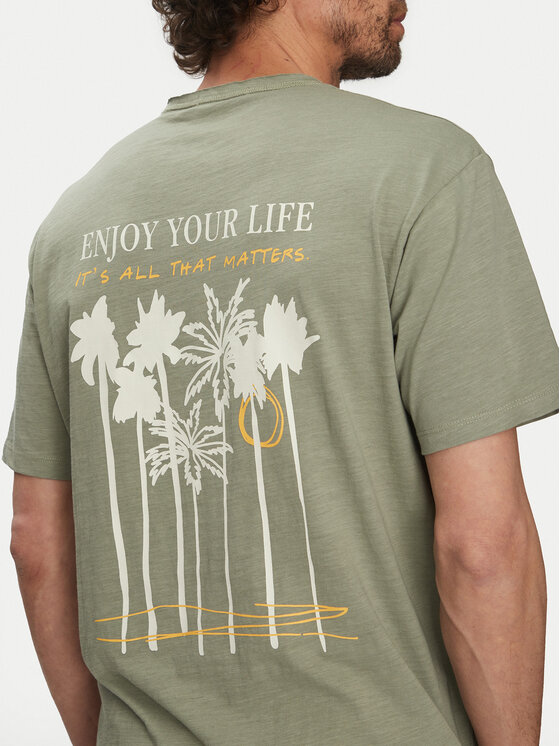 Liu Jo Liu Jo T-Shirt QA5185 J7734 76206 Πράσινο Regular Fit
