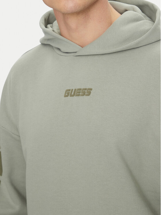 Guess Guess Bluză Z4BQ03 KAIJ1 Verde Regular Fit