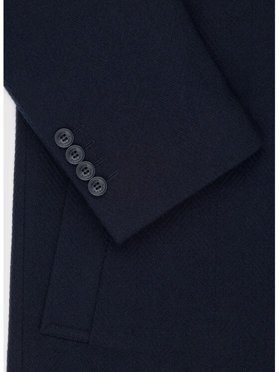 Pako Lorente Pako Lorente Płaszcz zimowy P26WF-7X-015 Granatowy Straight Fit