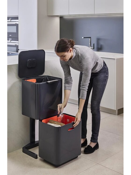 Joseph Jospeh Joseph Jospeh Kosz na śmieci Joseph Joseph Intelligent Waste Szary