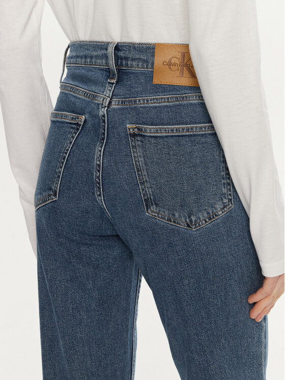 Calvin Klein Jeans Calvin Klein Jeans Džínsy J20J224030 Modrá Mom Fit
