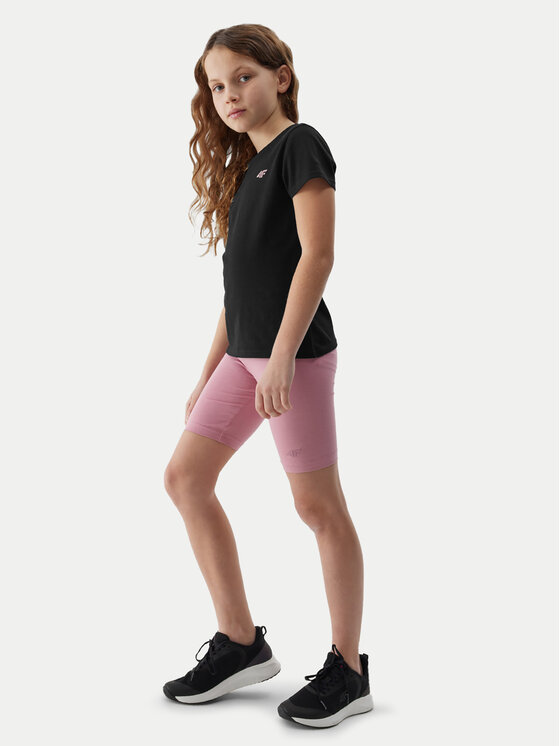 4F 4F Αθλητικό σορτς 4FJWSS24TTIGF129 Ροζ Slim Fit