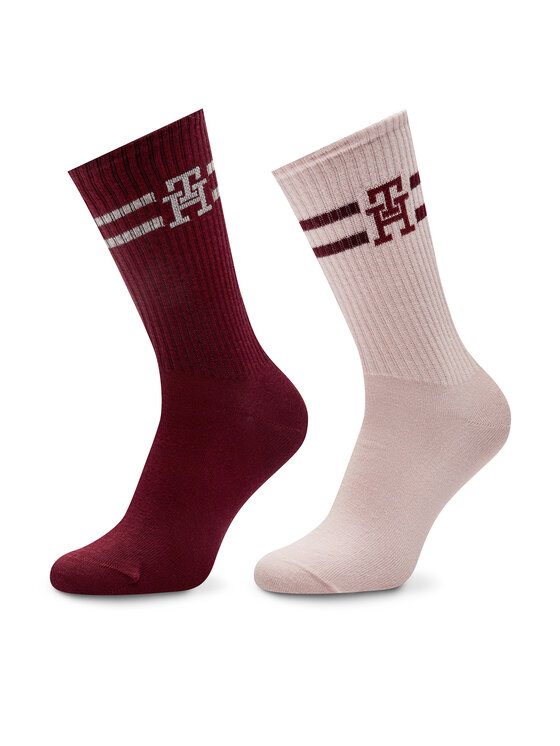 Set di 2 paia di calzini lunghi da donna Tommy