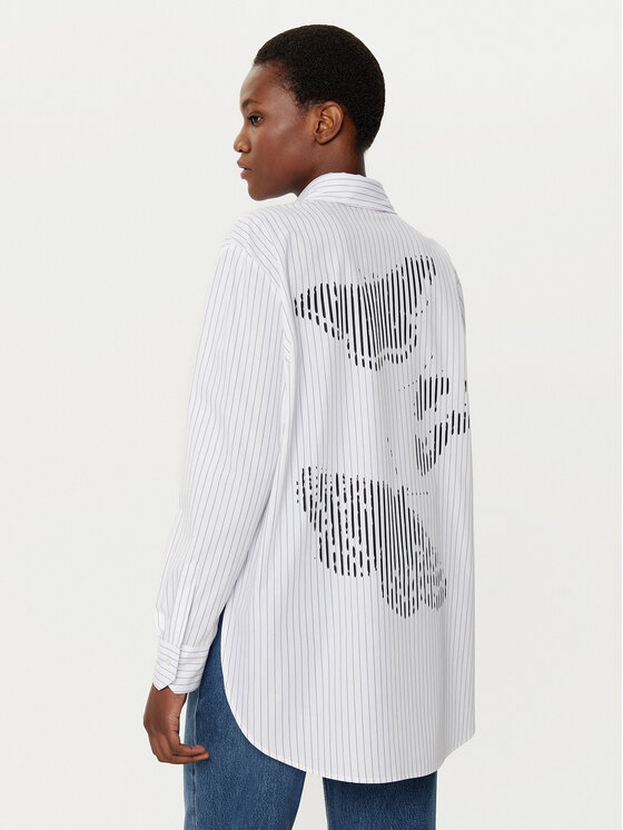 HUGO HUGO Hemd 50533037 Weiß Oversize