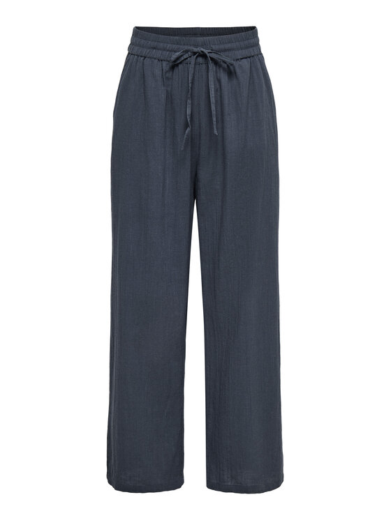 ONLY ONLY Pantaloni din material Tizana 15319090 Albastru Regular Fit