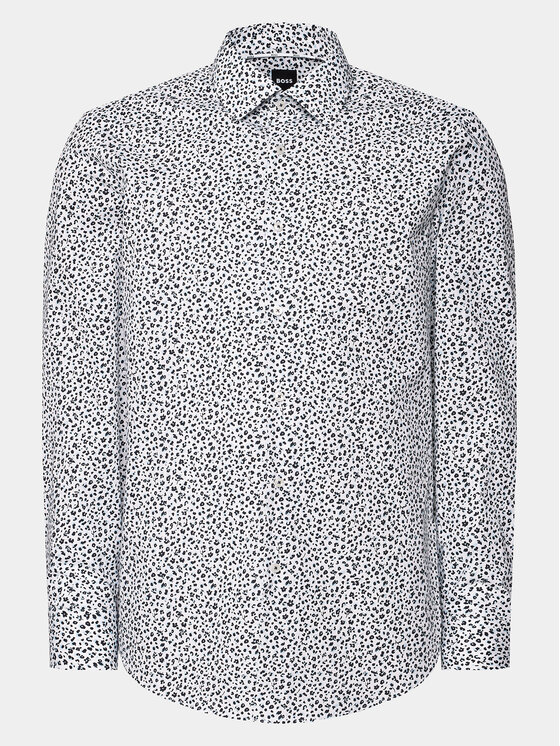 BOSS Boss Marškiniai H-Hank 50512664 Mėlyna Slim Fit